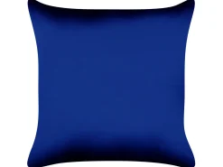 Zestaw 2 poduszek dekoracyjnych MERINGUE Welur 45 x 45 cm Ciemnoniebieski Wzór świąteczny