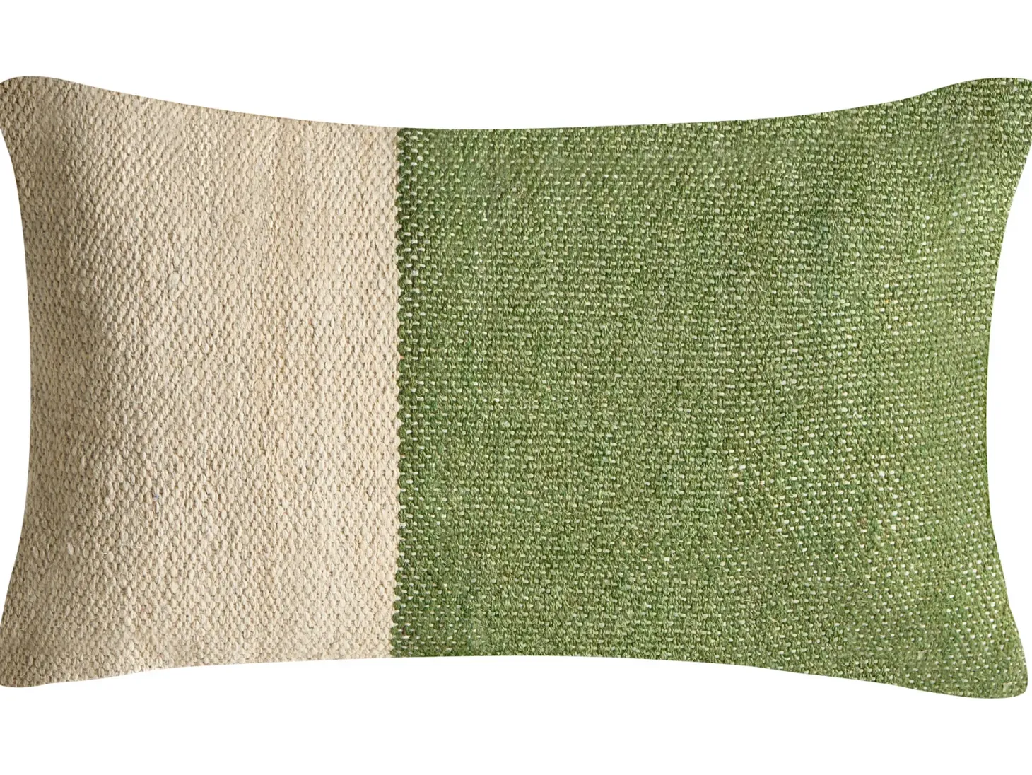 Zestaw 2 poduszek dekoracyjnych ANISOPTERA Bawełna 30 x 50 cm 45 x 45 cm Zielony Jednolity