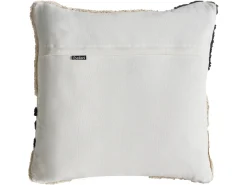 Zestaw 3 poduszek dekoracyjnych ALSTONIA Bawełna 30 x 50 cm 45 x 45 cm Czarny Wzór abstrakcyjny