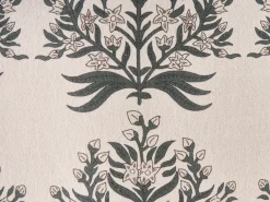 Zestaw 3 poduszek dekoracyjnych MYRISTICA Bawełna 30 x 50 cm 45 x 45 cm Beżowy Wzór kwiatowy