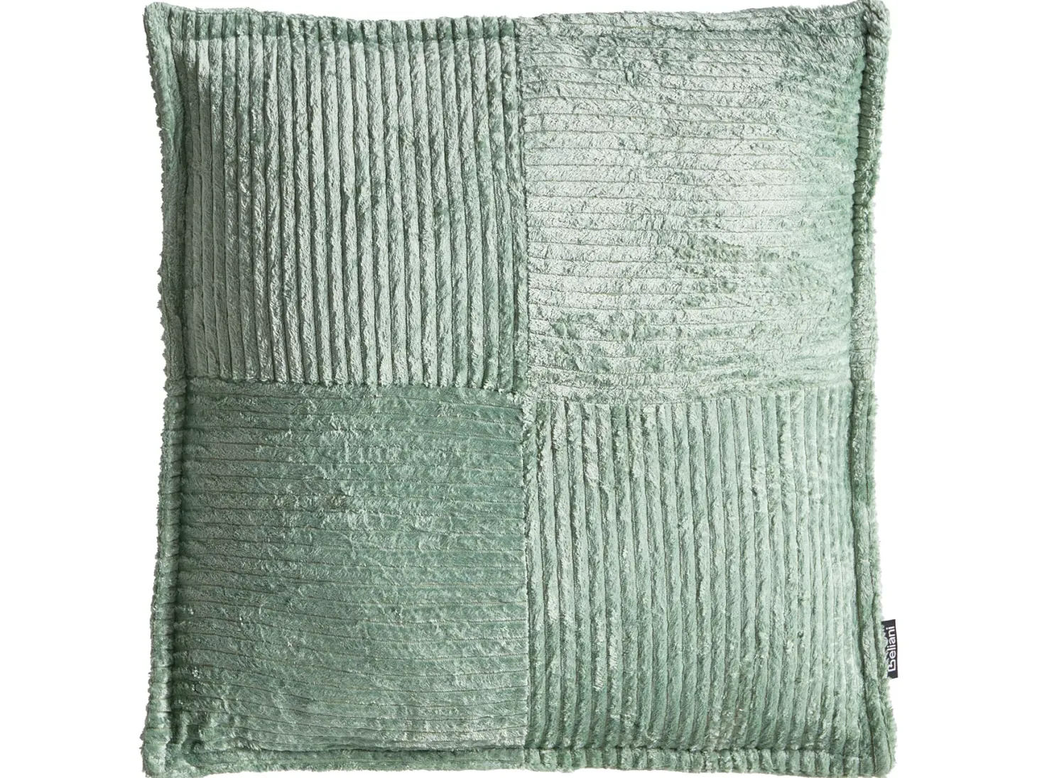 Zestaw 2 poduszek dekoracyjnych MARANTA Sztruks 30 x 30 cm 45 x 45 cm Zielony Jednolity