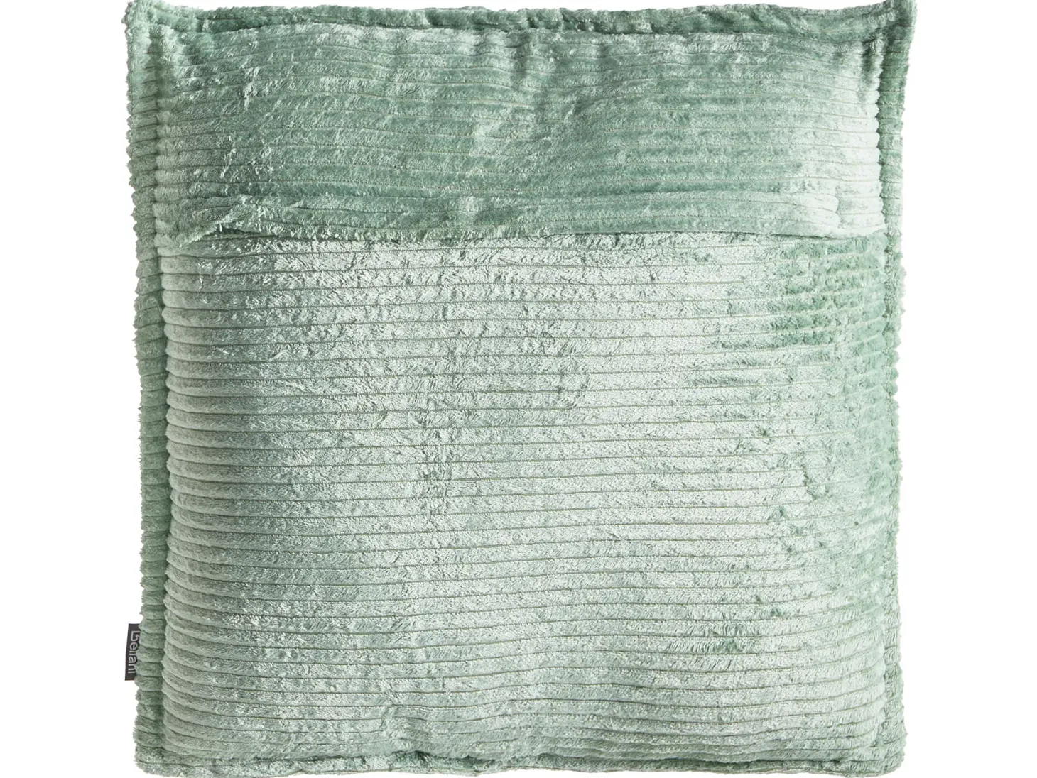 Zestaw 2 poduszek dekoracyjnych MARANTA Sztruks 30 x 30 cm 45 x 45 cm Zielony Jednolity