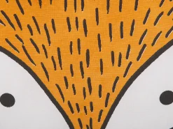 Zestaw 2 poduszek dekoracyjnych VADODARA Bawełna 50 x 40 cm Pomarańczowy Lisek
