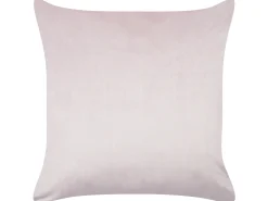 Zestaw 2 poduszek dekoracyjnych IBERIS Welur 45 x 45 cm Różowy
