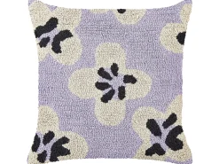 Zestaw 2 poduszek dekoracyjnych SOAPWORT Bawełna 45 x 45 cm Purpurowy