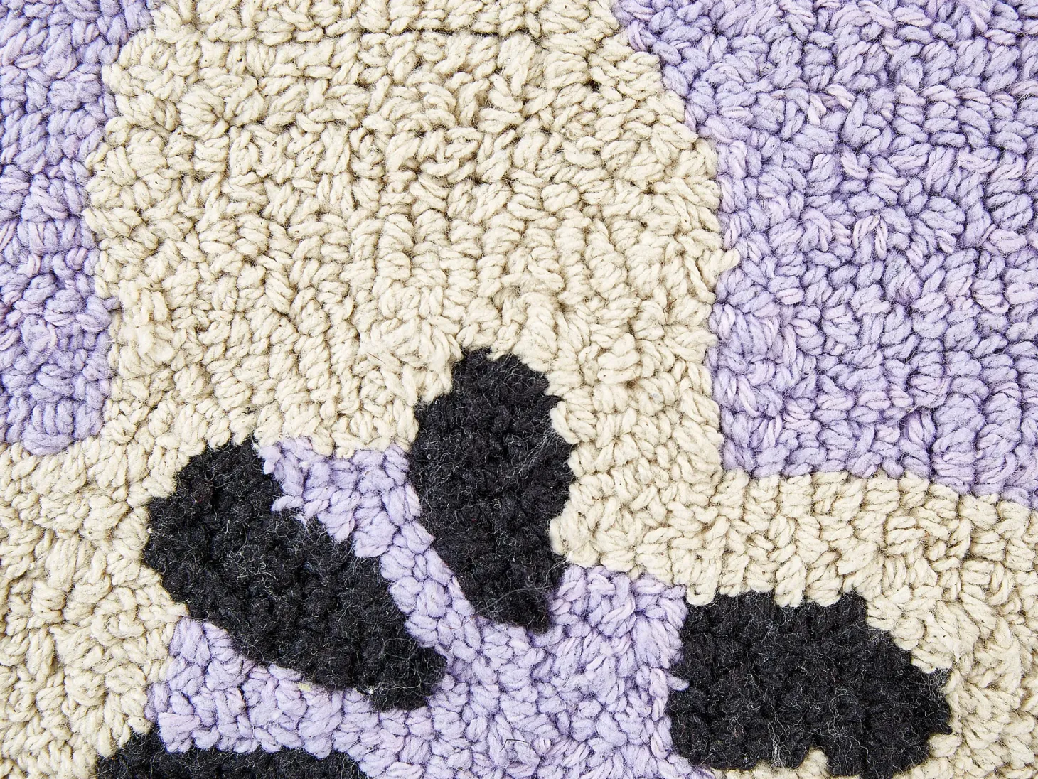 Zestaw 2 poduszek dekoracyjnych SOAPWORT Bawełna 45 x 45 cm Purpurowy