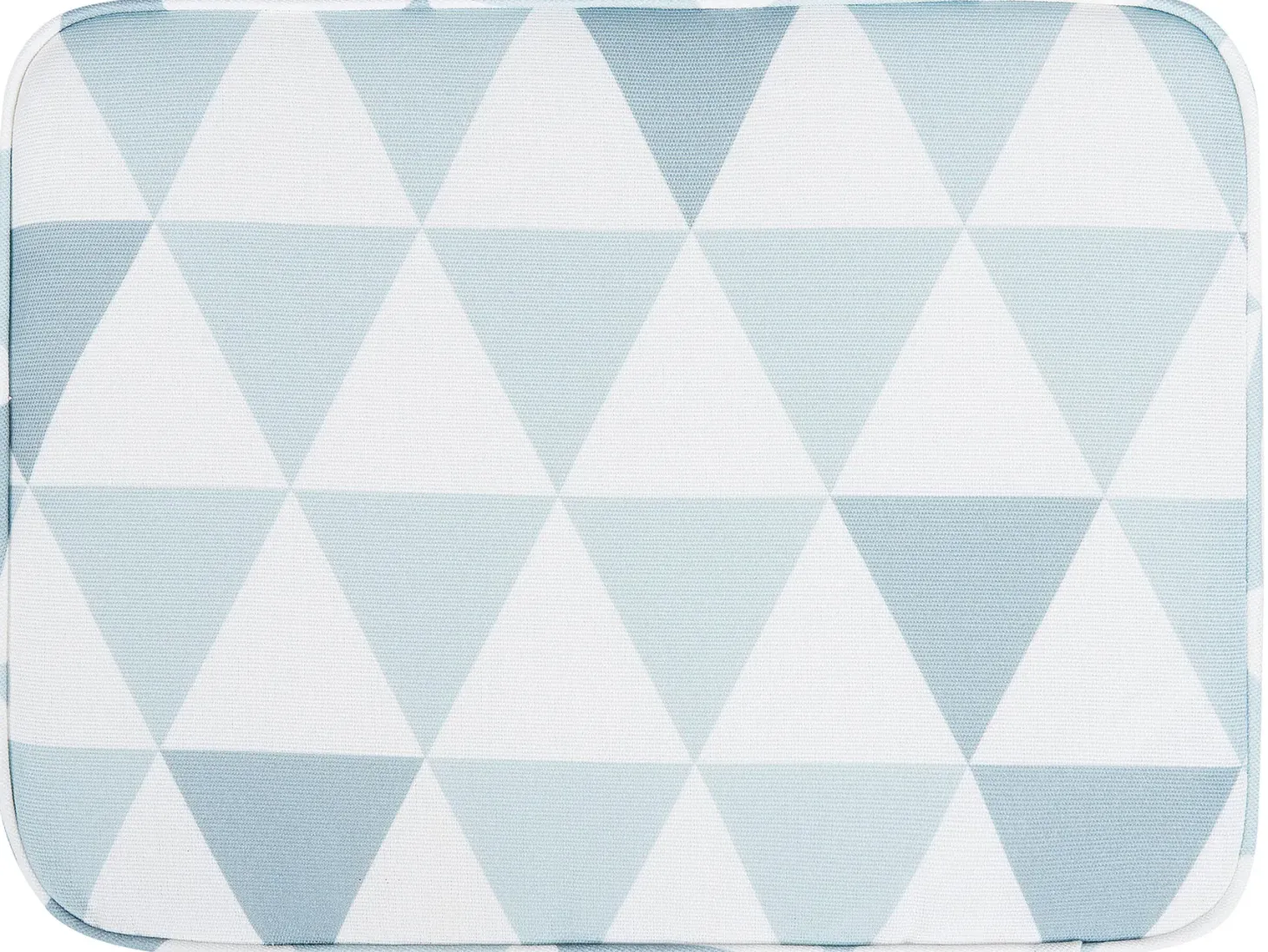 Zestaw 2 poduszek na krzesło ogrodowe FIJI 29 x 38 cm Niebieski