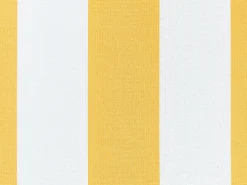 Zestaw 6 poduszek na krzesło ogrodowe TOLVE 39 x 31 cm Żółty