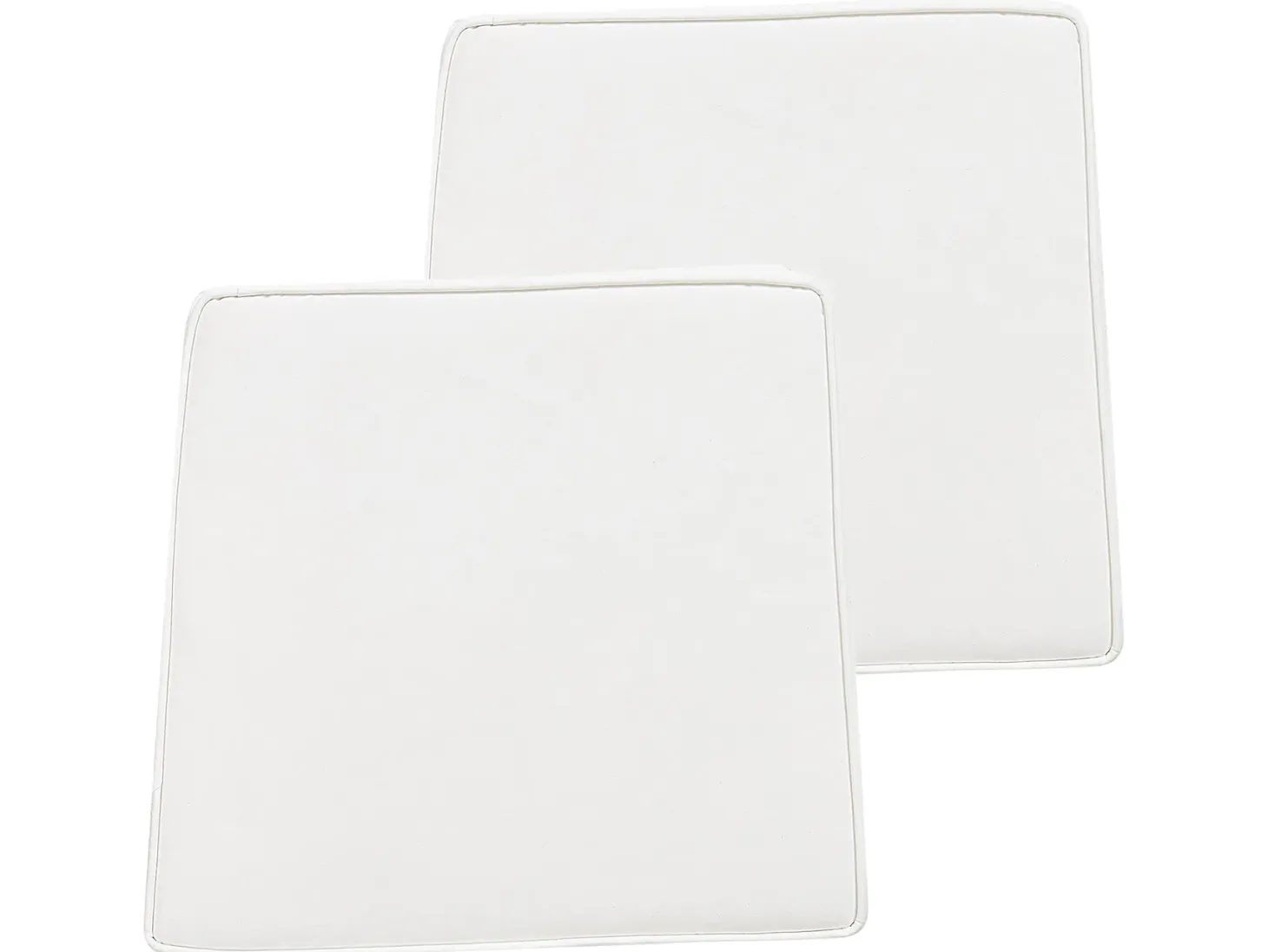 Zestaw 2 poduszek na krzesło ogrodowe TERNI 37 x 34 cm Złamana biel