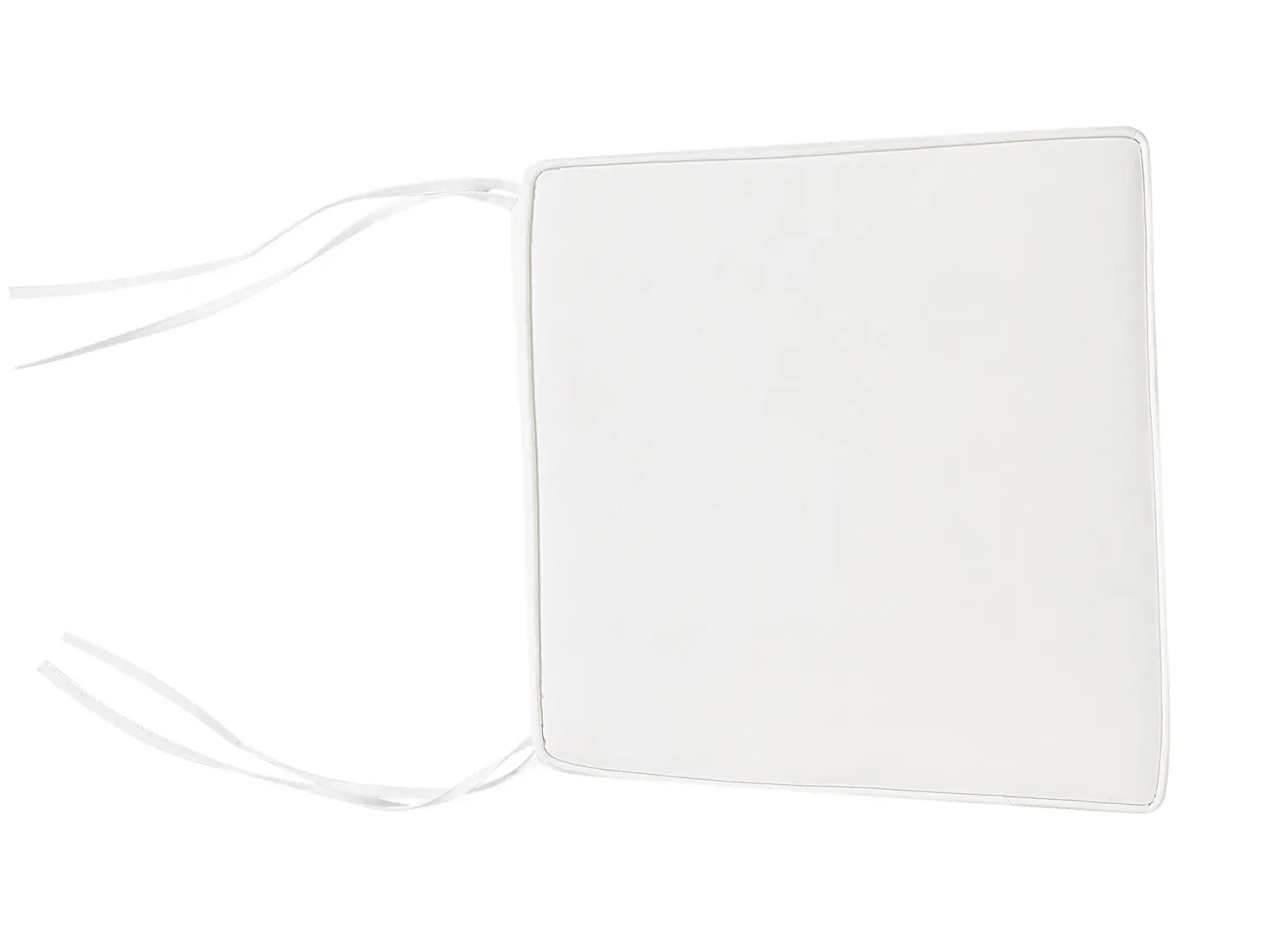 Zestaw 2 poduszek na krzesło ogrodowe TERNI 37 x 34 cm Złamana biel