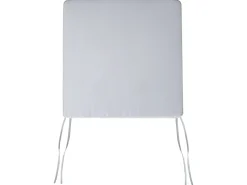 Zestaw 8 poduszek na krzesło ogrodowe SASSARI PREMIUM 46 x 46 cm Jasnoszary