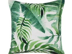 Zestaw 2 poduszek ogrodowych PAVELLI Wzór roślinny 45 x 45 cm Zielony