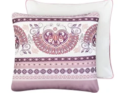 Zestaw 2 poduszek ogrodowych TVISTA Wzór orientalny 45 x 45 cm Purpurowy