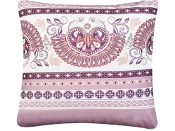 Zestaw 2 poduszek ogrodowych TVISTA Wzór orientalny 45 x 45 cm Purpurowy