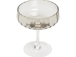 Zestaw 4 pucharków do szampana QUARTZ 170 ml Szary