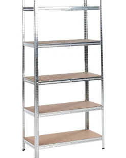 Zestaw 2 regałów magazynowych XITTA Metal 150 cm 75 cm Srebrny