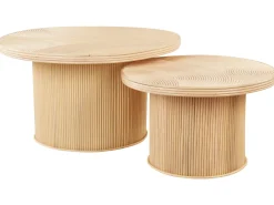Sale Zestaw 2 stolików kawowych ILIOS Rattan Stoliki Kawowe|Wszystkie Stoły
