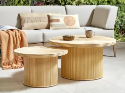 Sale Zestaw 2 stolików kawowych ILIOS Rattan Stoliki Kawowe|Wszystkie Stoły