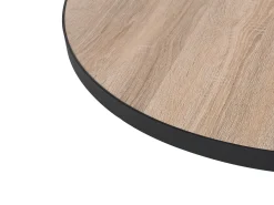 Discount Zestaw 2 stolików kawowych MELODY Jasnobrązowy Wszystkie Stoły|Wszystkie Stoły