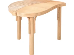 Zestaw 2 stolików kawowych PARALIA Rattan Naturalny