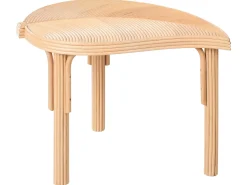 Zestaw 2 stolików kawowych PARALIA Rattan Naturalny