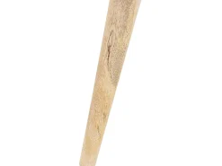 New Zestaw 2 stolików pomocniczych SHARMA Drewno mango / czarny Wszystkie Stoły|Wszystkie Stoły