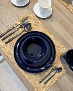 Zestaw sztućców 30 elementów BIGOLI Czarny