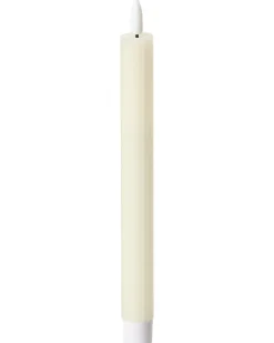 Zestaw 6 świec LED SAPHIR 24 cm Złamana biel