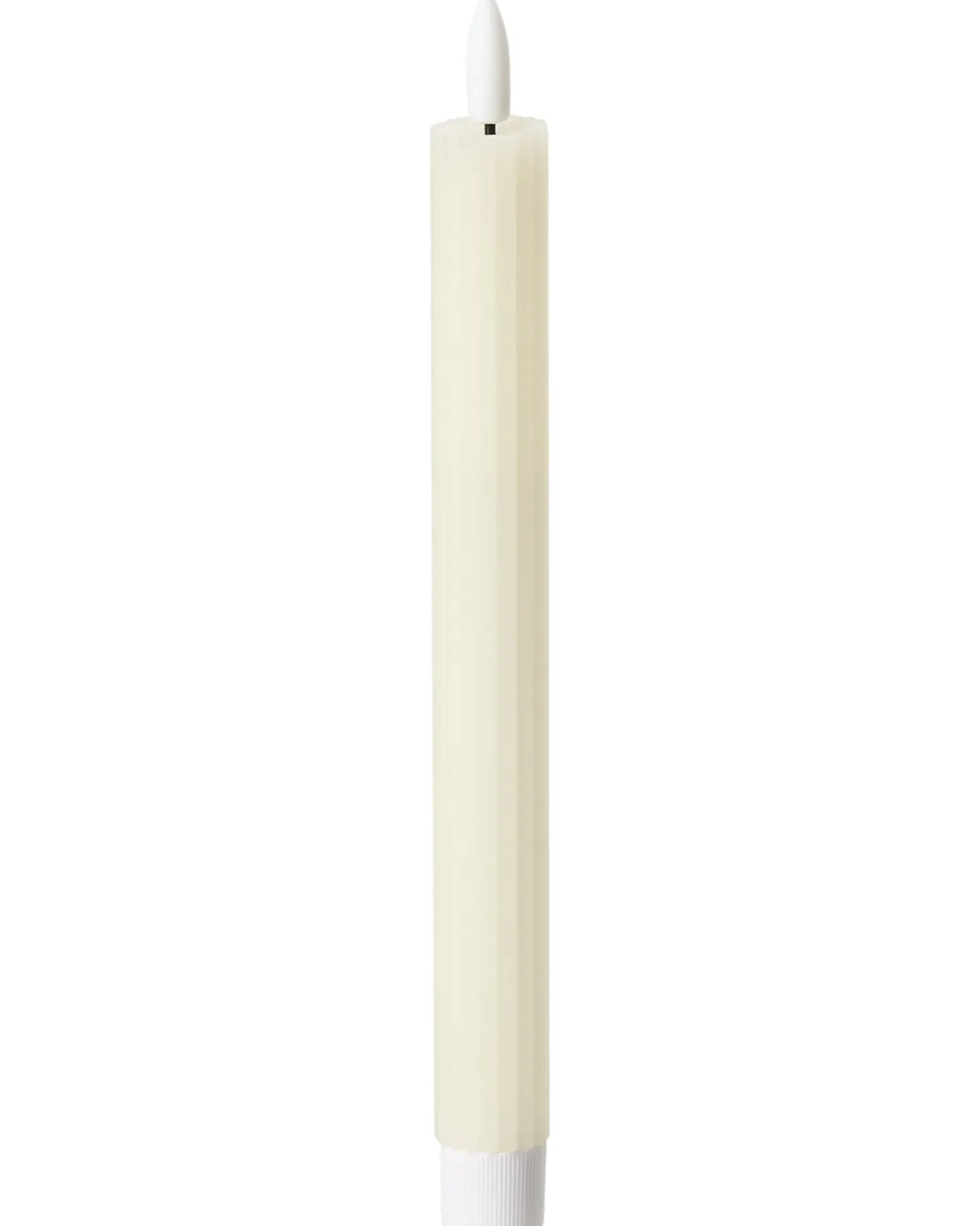 Zestaw 6 świec LED SAPHIR 24 cm Złamana biel