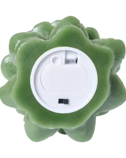 Zestaw 3 świec LED VELOURA Choinka 16 cm Zielony