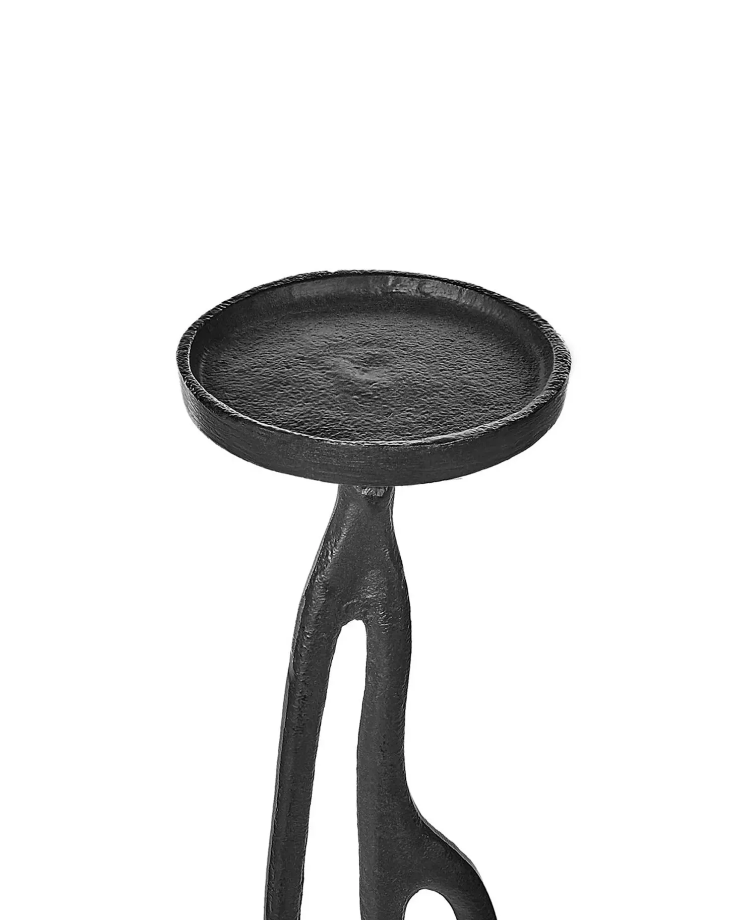 Zestaw 3 świeczników BUNI Metal 54/68/84 cm Czarny