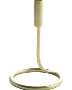 Zestaw 2 świeczników BUNYU Metal 19/28 cm Złoty