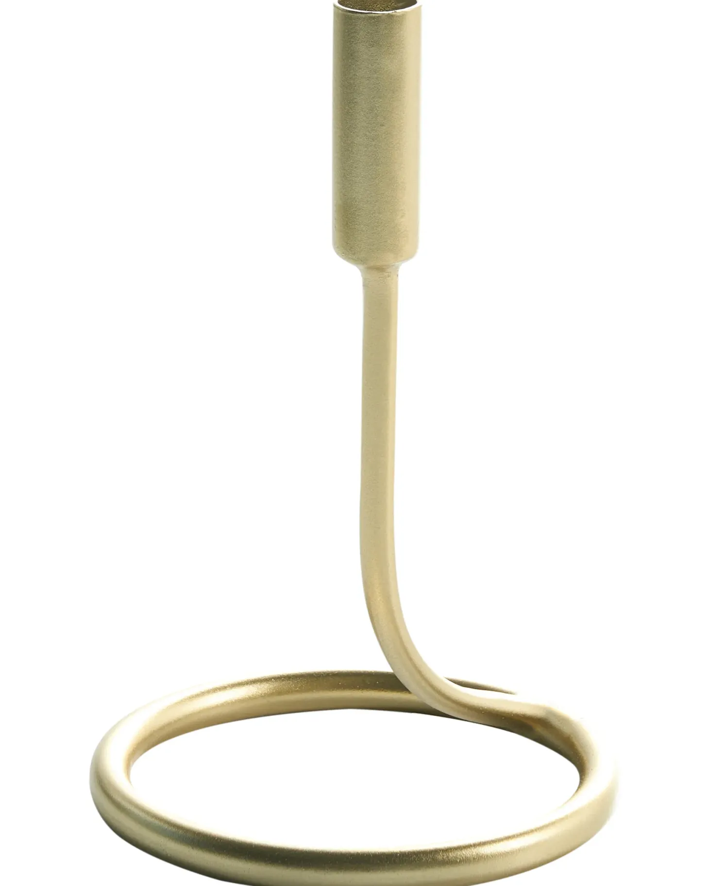 Zestaw 2 świeczników BUNYU Metal 19/28 cm Złoty