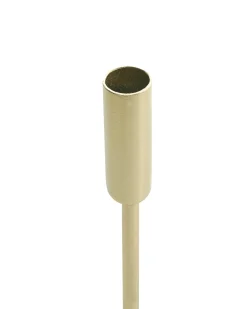 Zestaw 2 świeczników BUNYU Metal 19/28 cm Złoty