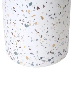Zestaw 2 świeczników KAENGAN Kamień 13/24 cm Złoty
