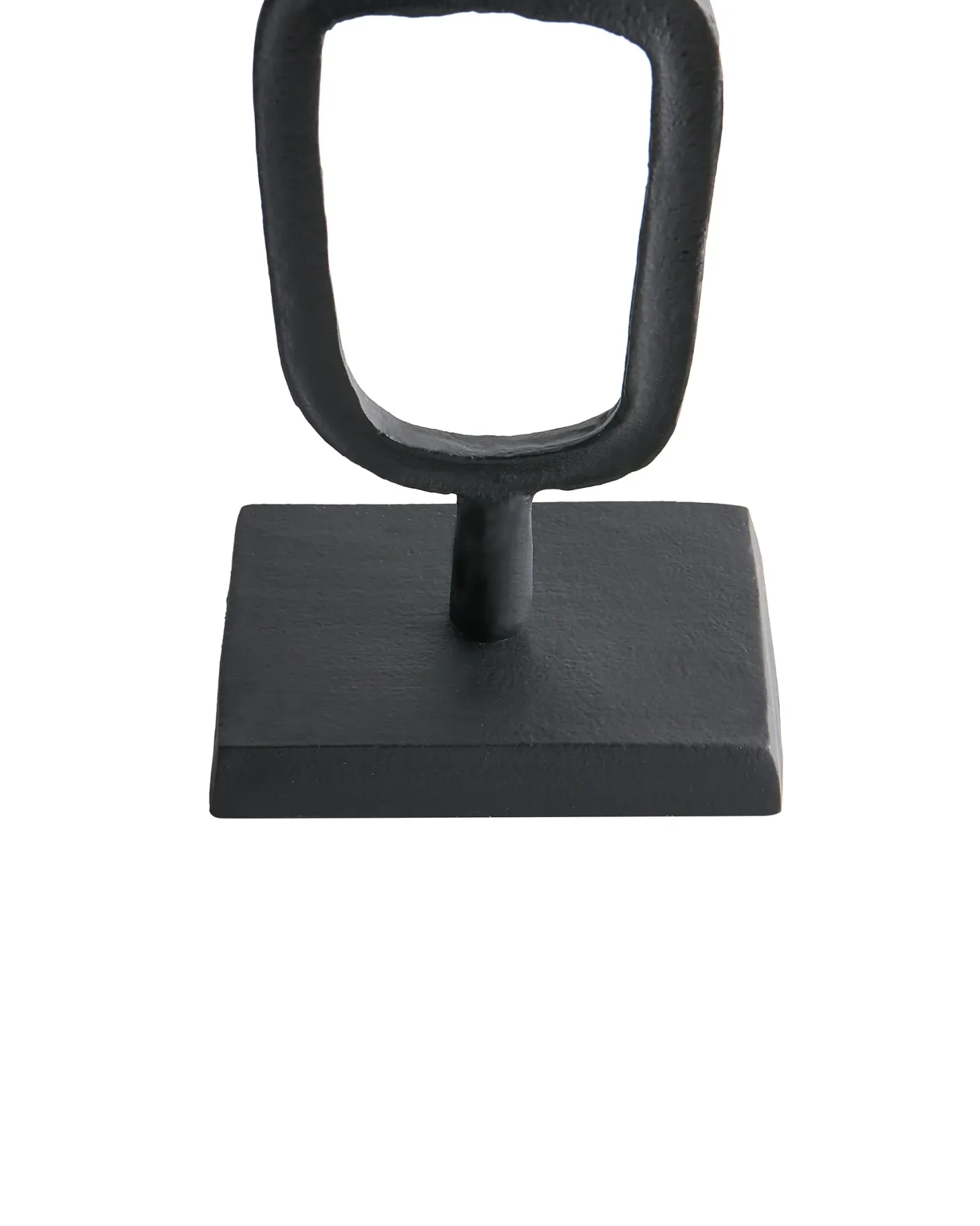 Zestaw 2 świeczników SIPANJE Metal 35/48 cm Czarny