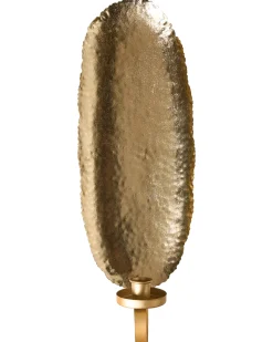 Zestaw 2 świeczników wiszących FEIJO Metal 44 cm Złoty