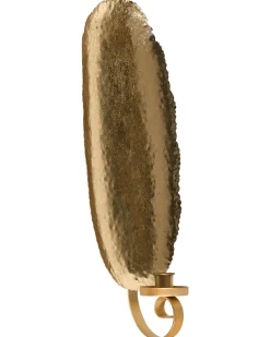 Zestaw 2 świeczników wiszących FEIJO Metal 44 cm Złoty