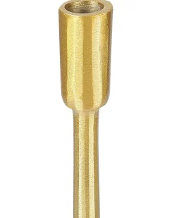 Zestaw 3 świeczników ZIMBABWE Metal 36 cm Złoty