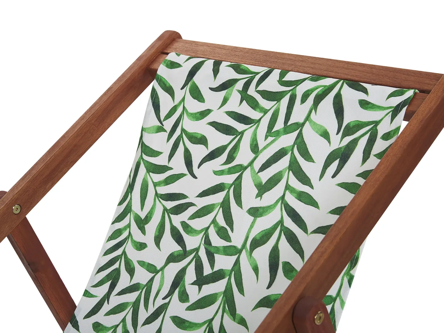 Zestaw 2 wymiennych tkanin do leżaków ogrodowych ANZIO/AVELLINO 113 x 44 cm Zielony