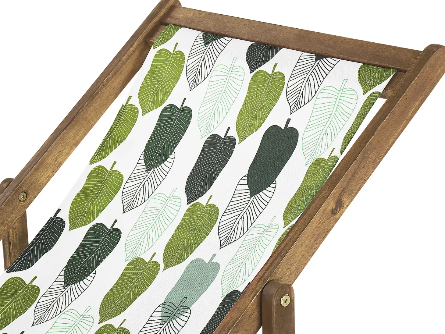 Zestaw 2 wymiennych tkanin do leżaków ogrodowych ANZIO/AVELLINO 113 x 44 cm Zielony