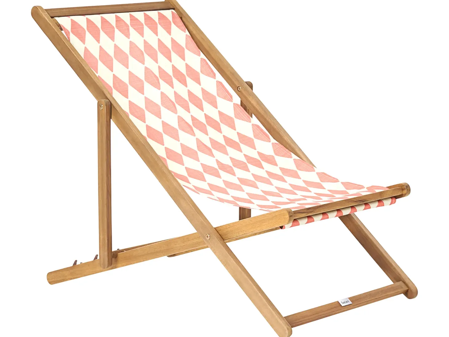 Zestaw 2 wymiennych tkanin do leżaków ogrodowych ANZIO/AVELLINO 113 x 44 cm Jasnoczerwony
