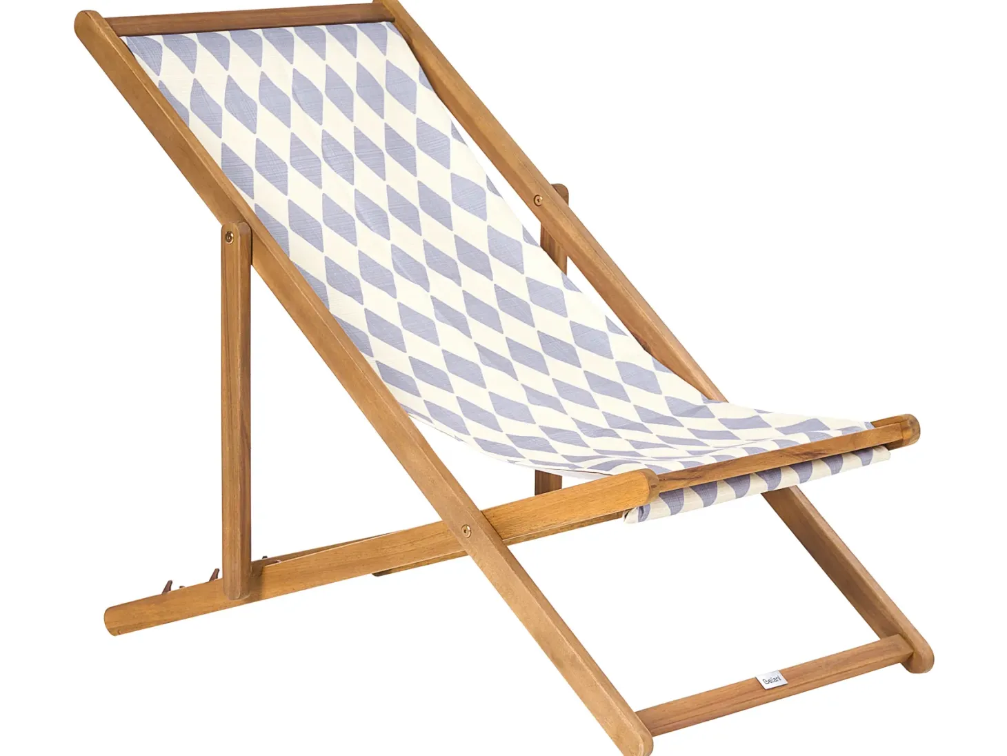 Zestaw 2 wymiennych tkanin do leżaków ogrodowych ANZIO/AVELLINO 113 x 44 cm Szary