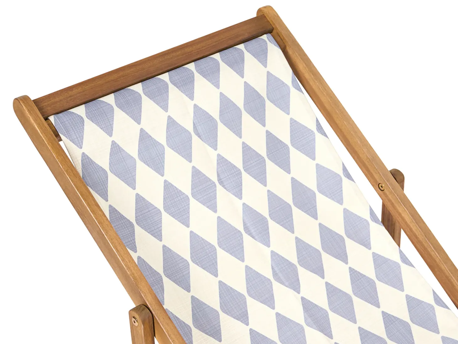 Zestaw 2 wymiennych tkanin do leżaków ogrodowych ANZIO/AVELLINO 113 x 44 cm Szary
