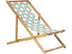 Zestaw 2 wymiennych tkanin do leżaków ogrodowych ANZIO/AVELLINO 113 x 44 cm Zielony