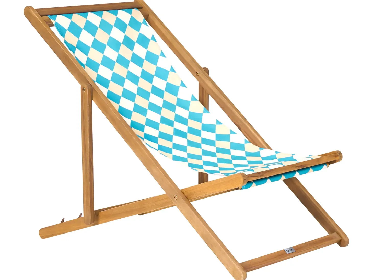 Zestaw 2 wymiennych tkanin do leżaków ogrodowych ANZIO/AVELLINO 113 x 44 cm Niebieski