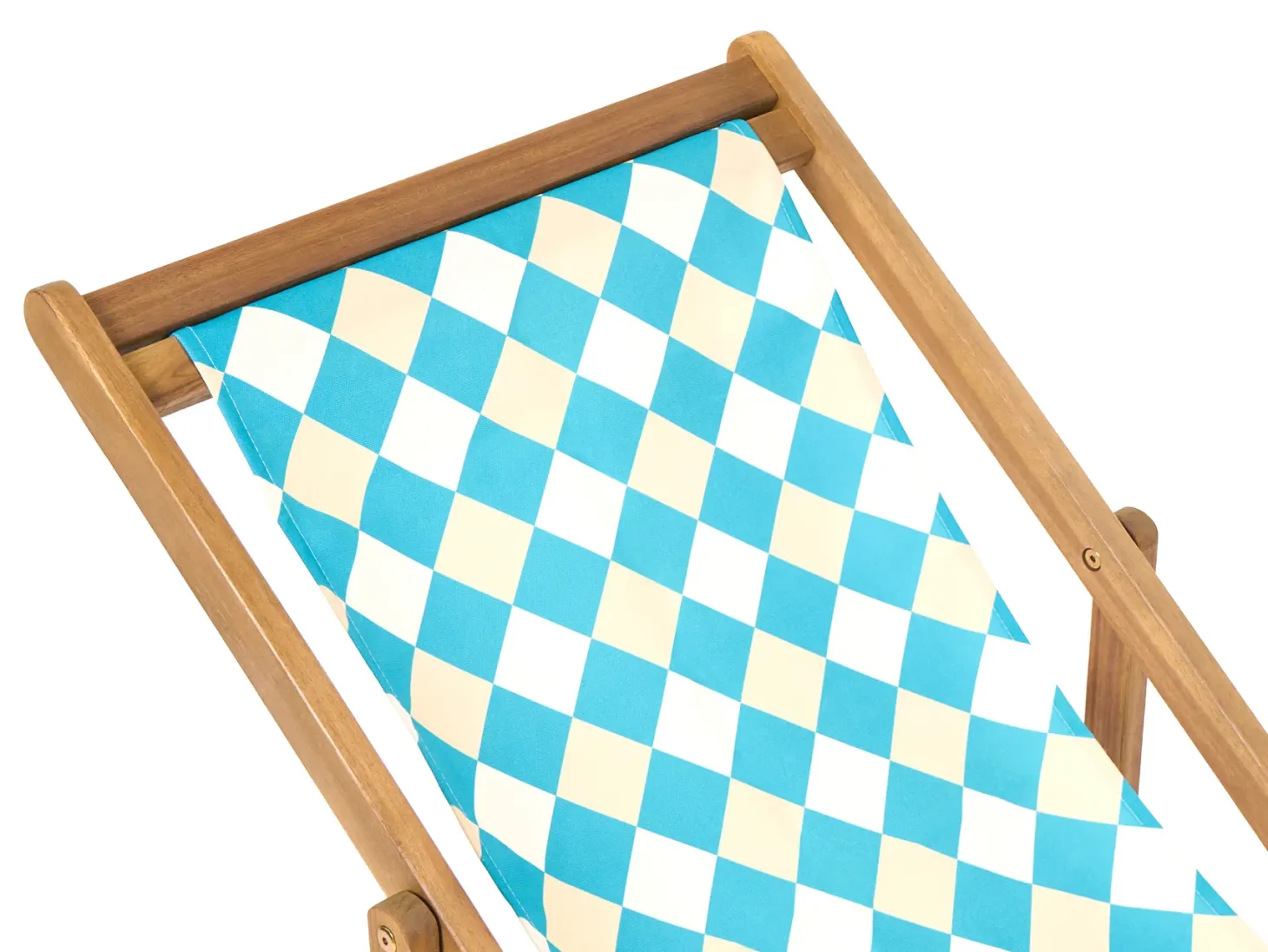 Zestaw 2 wymiennych tkanin do leżaków ogrodowych ANZIO/AVELLINO 113 x 44 cm Niebieski