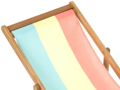 Zestaw 2 wymiennych tkanin do leżaków ogrodowych ANZIO/AVELLINO 113 x 44 cm Kolorowy