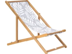 Zestaw 2 wymiennych tkanin do leżaków ogrodowych ANZIO/AVELLINO 113 x 44 cm Szary